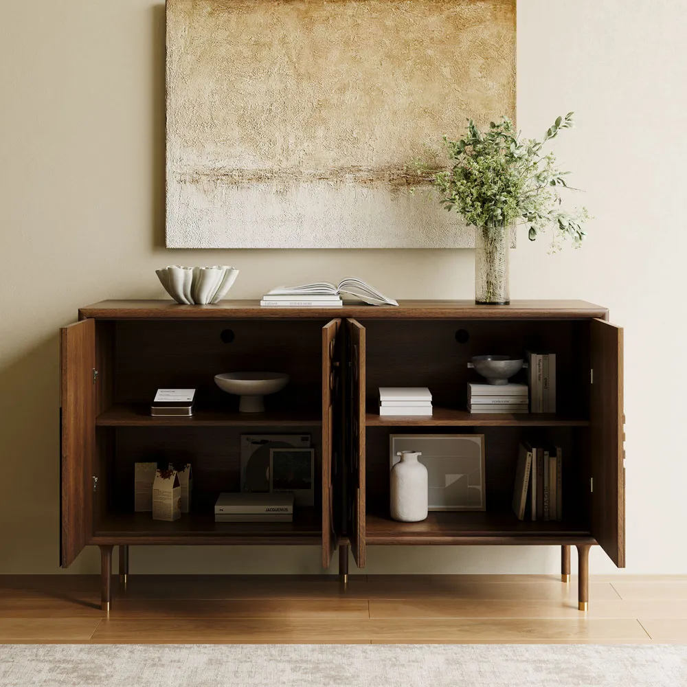 Mid-Century Modern Tall TV Stand