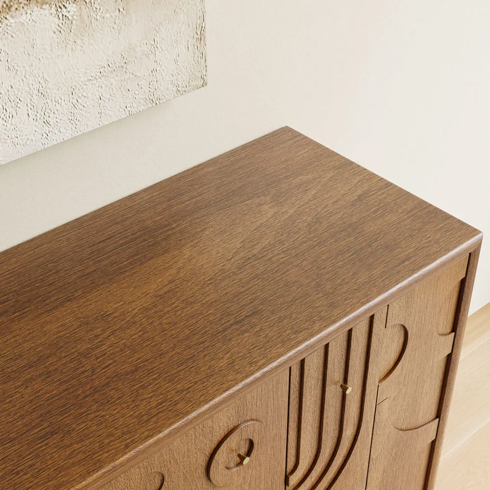 Mid-Century Modern Tall TV Stand