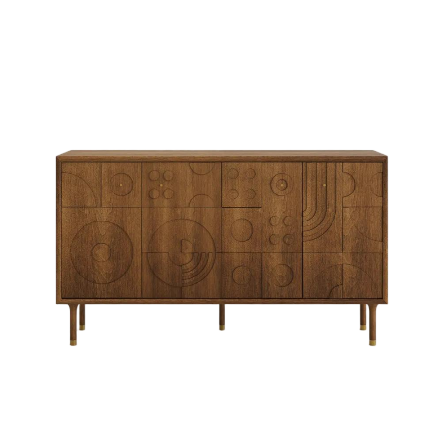 Mid-Century Modern Tall TV Stand