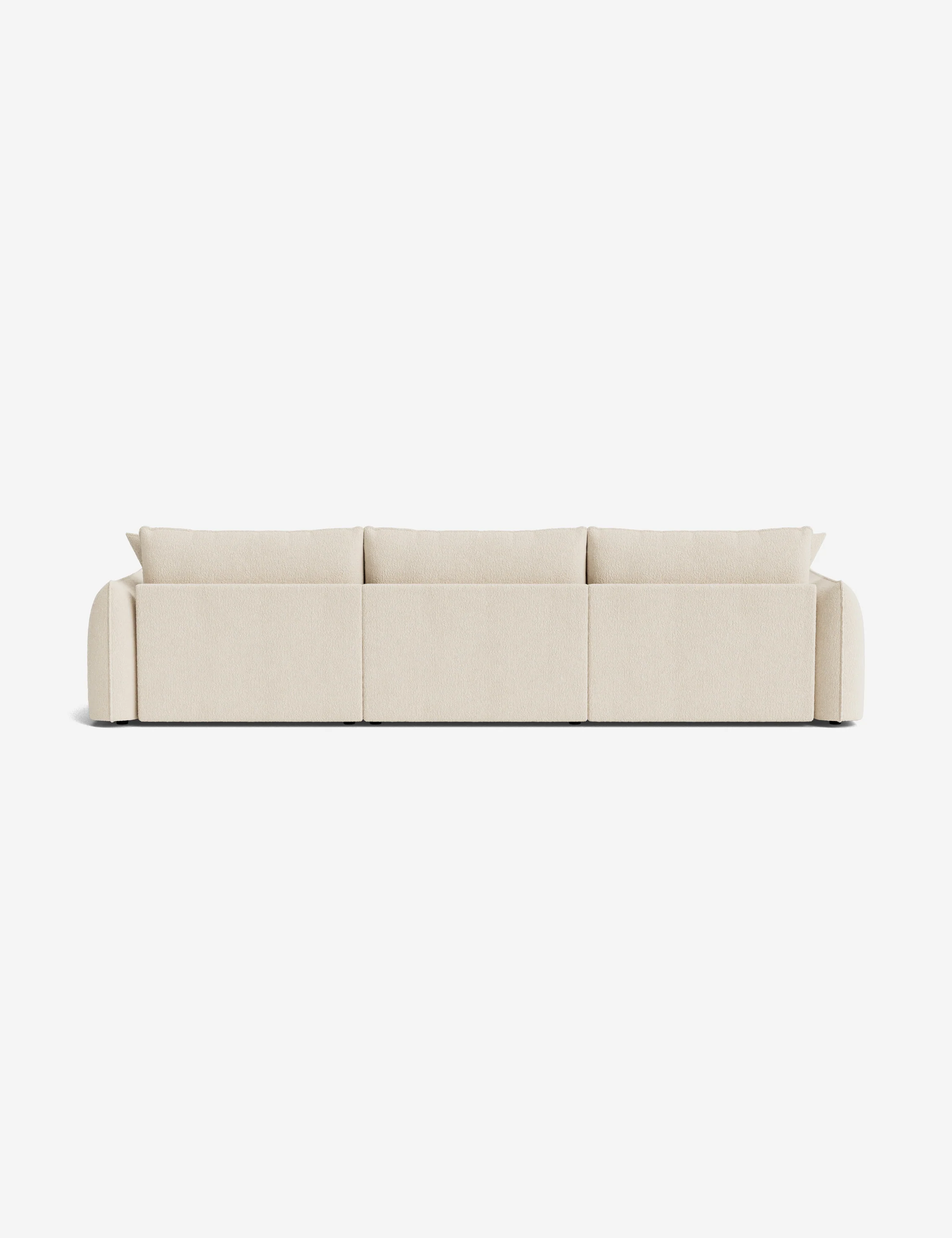 Green Modular Sectional Sofa With Ottoman