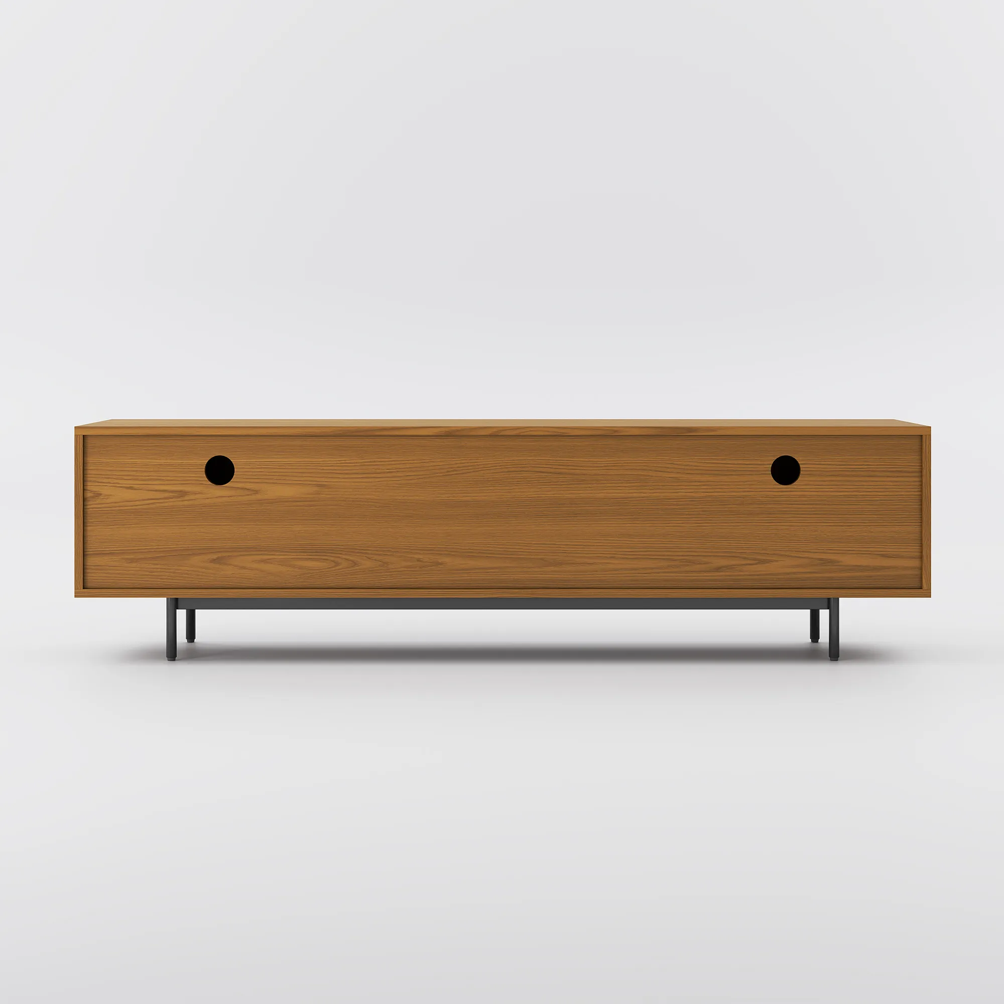 Mid-Century Walnut Color TV Stand