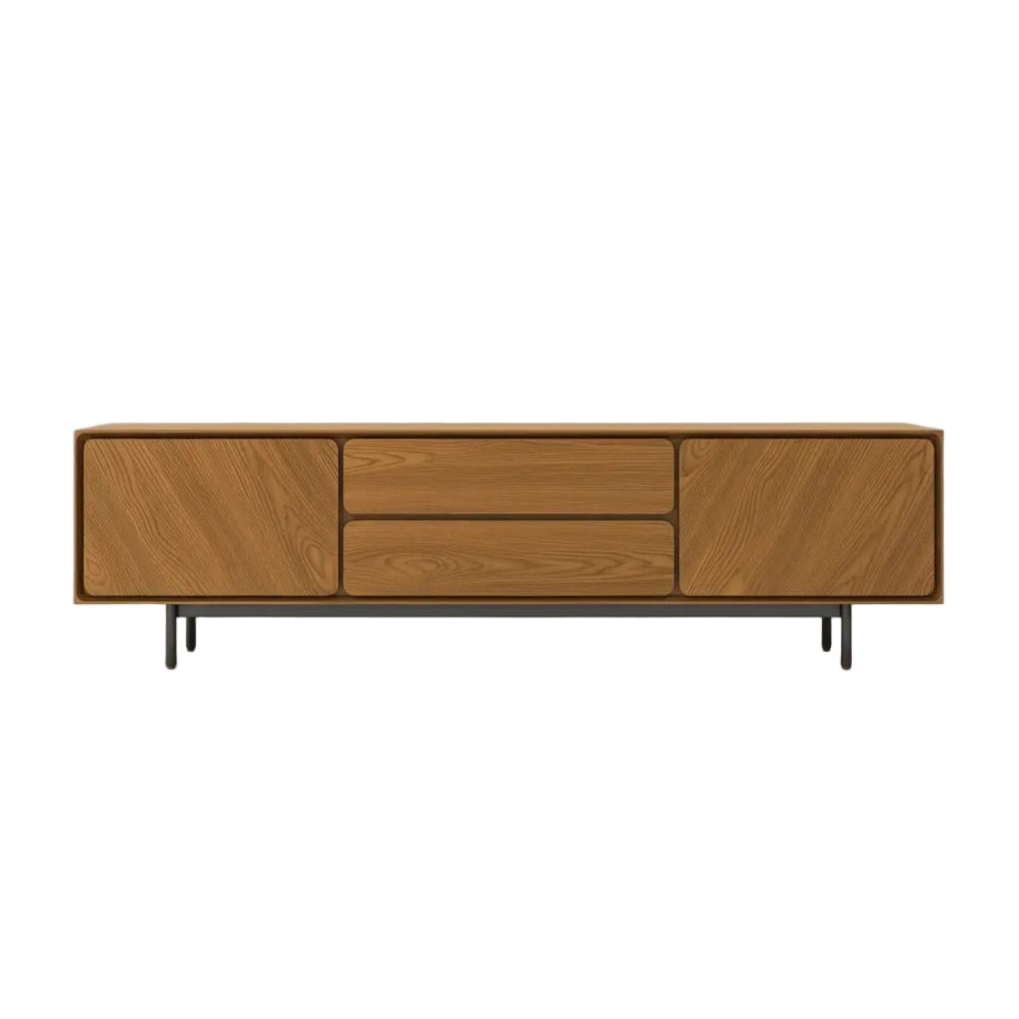 Mid-Century Walnut Color TV Stand