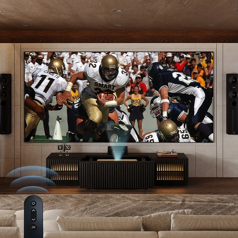 Modern Electric Ultra-short Throw Projector TV Cabinet with LED Lights