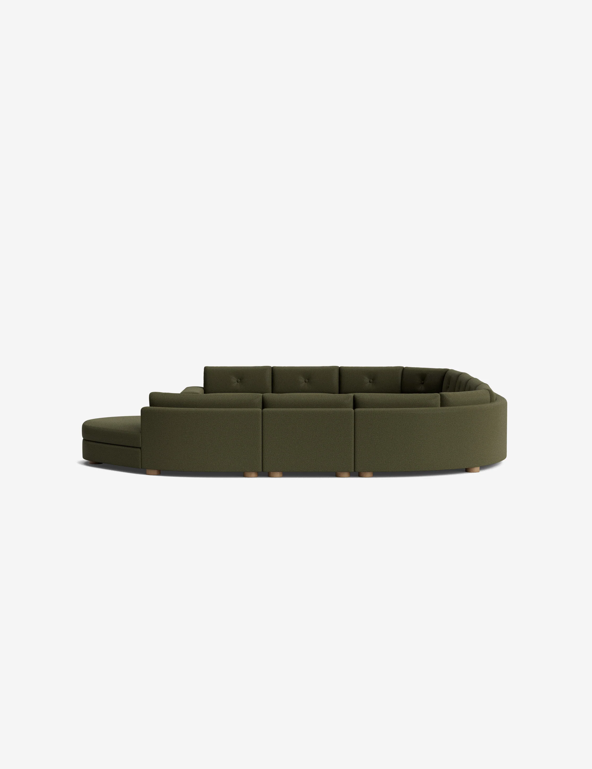Blue Fabric Sectional Sofas
