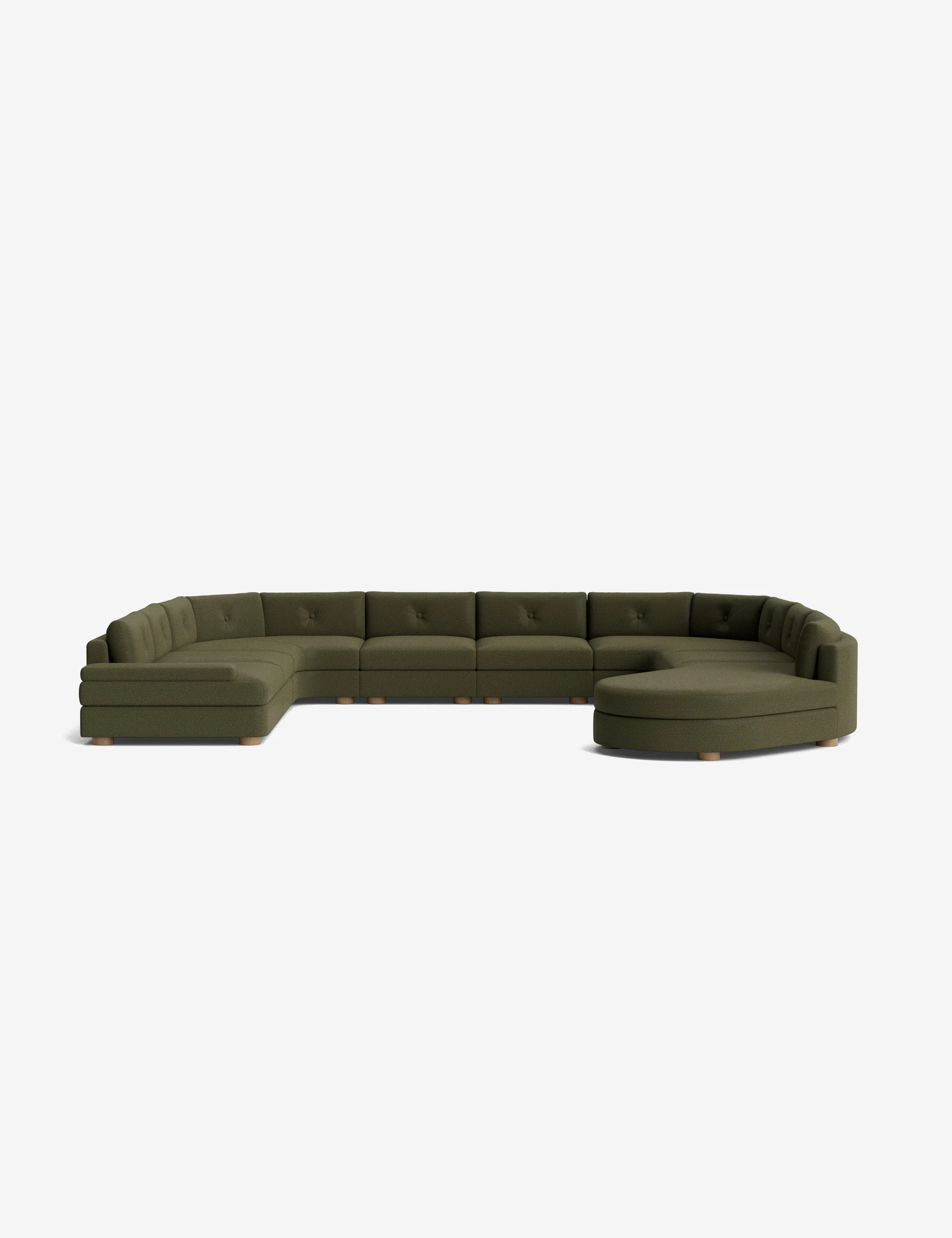 Blue Fabric Sectional Sofas