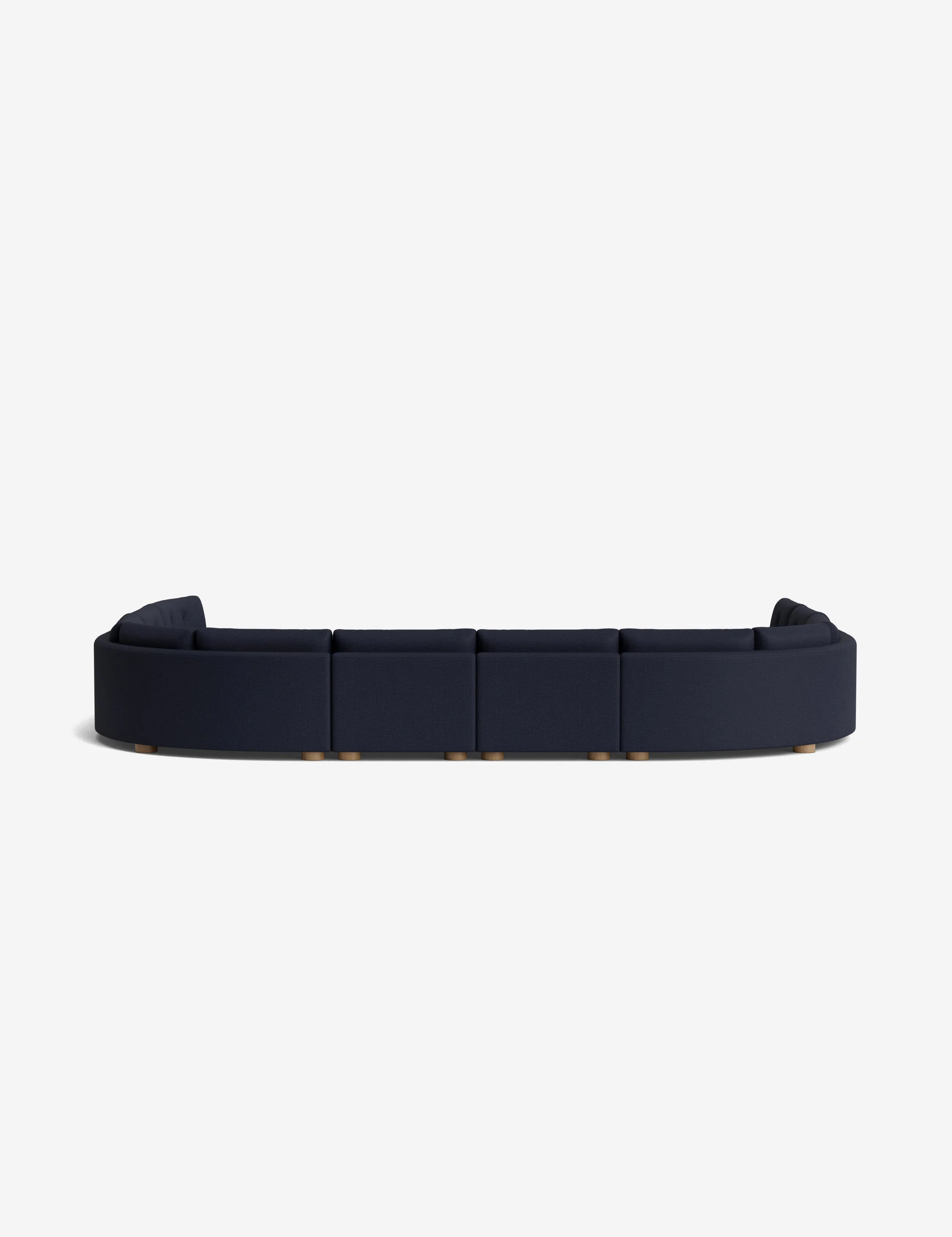 Blue Fabric Sectional Sofas