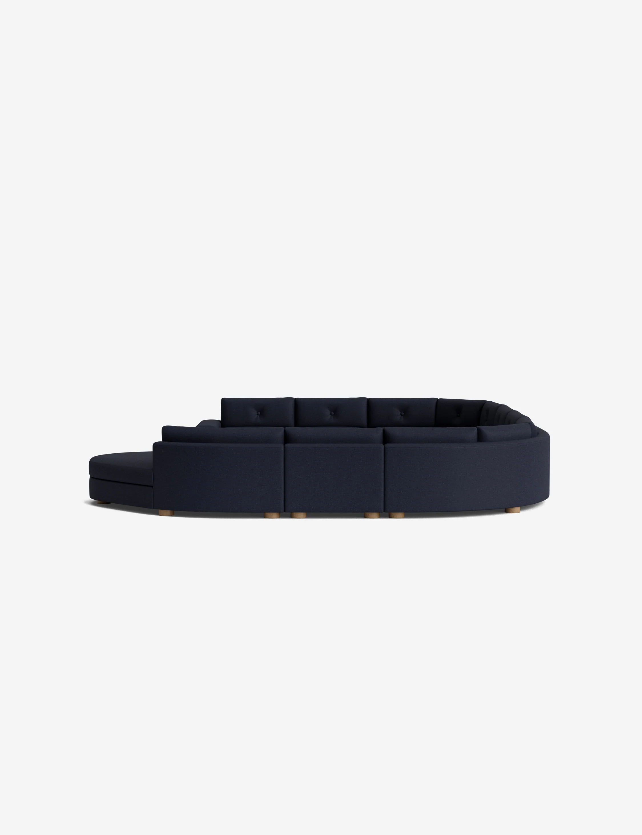 Blue Fabric Sectional Sofas