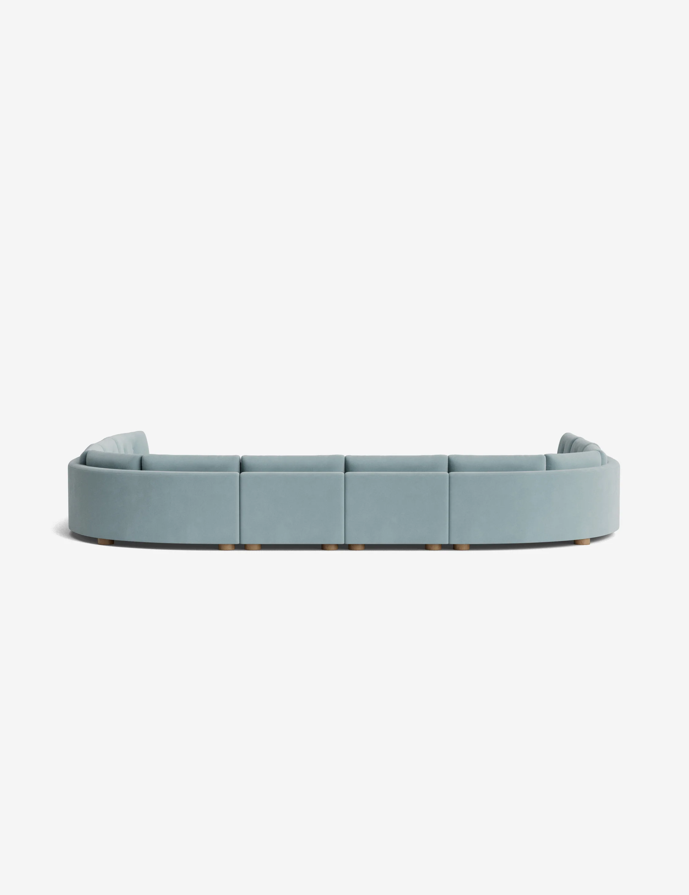 Blue Fabric Sectional Sofas