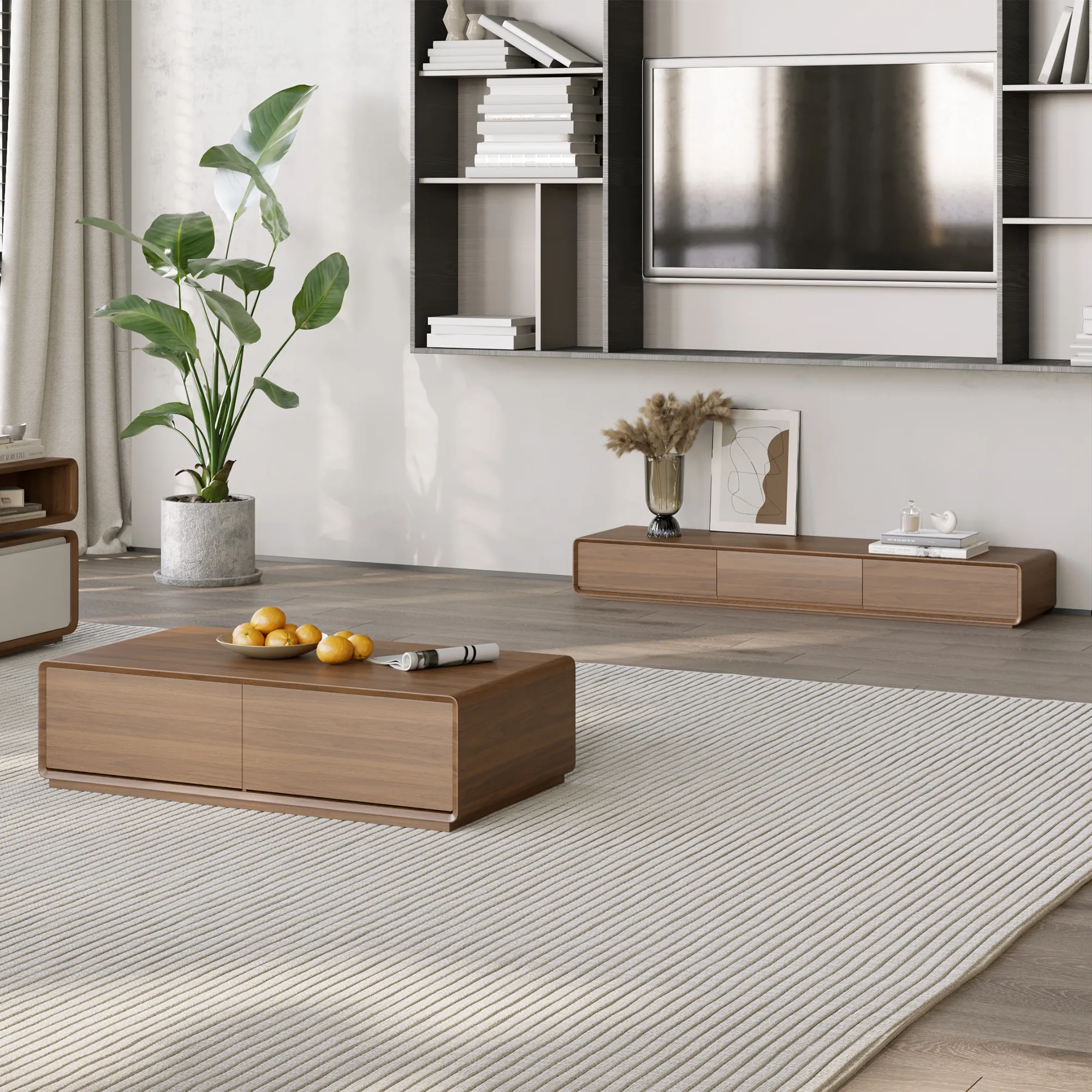 Modern Wood TV Stand Modern Wood TV Stand