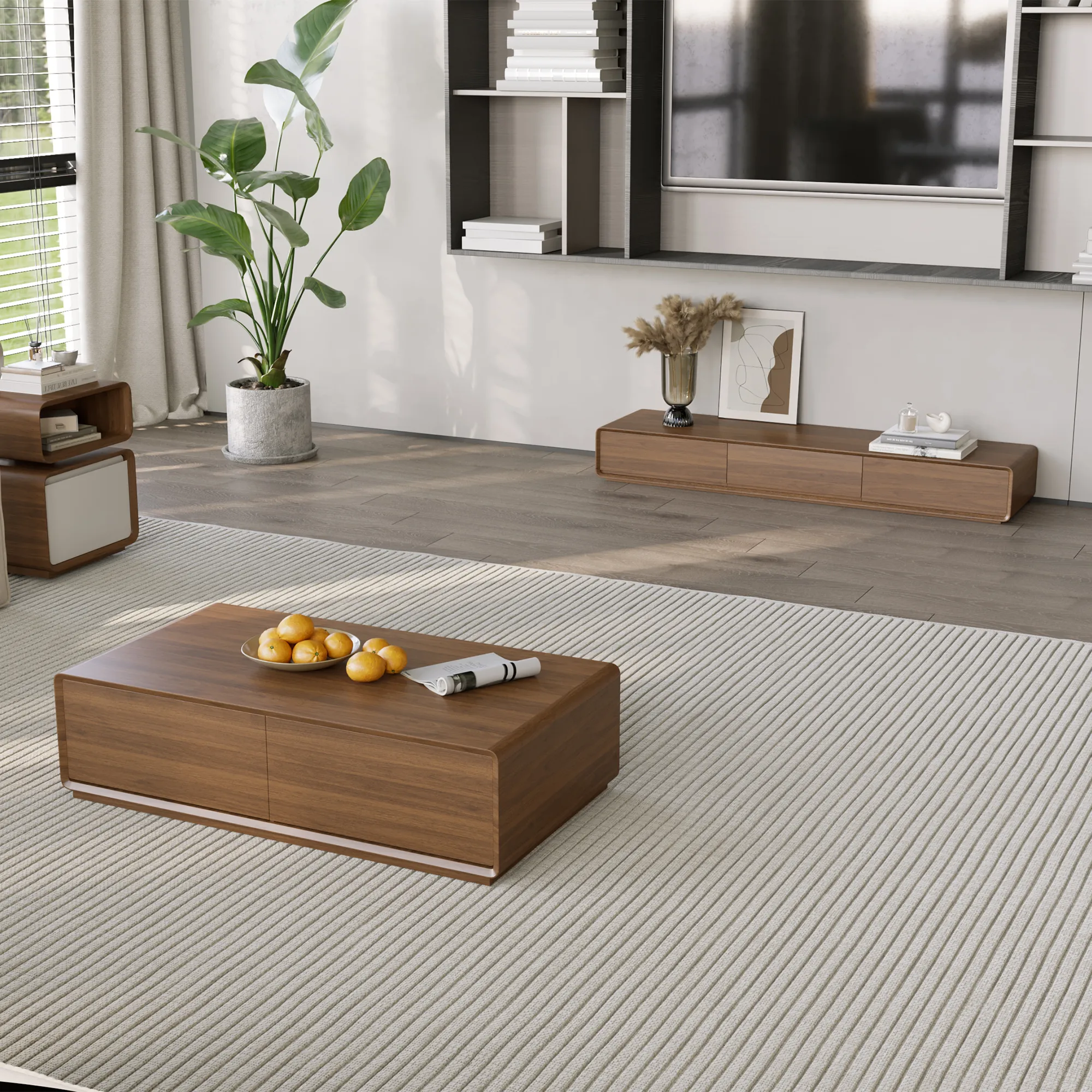 Modern Wood TV Stand Modern Wood TV Stand