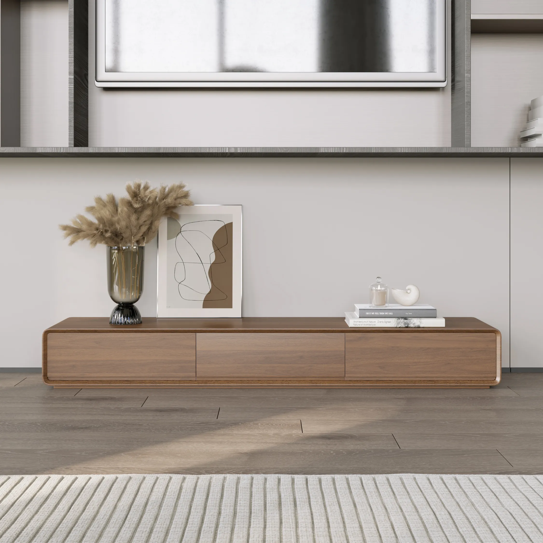 Modern Wood TV Stand Modern Wood TV Stand