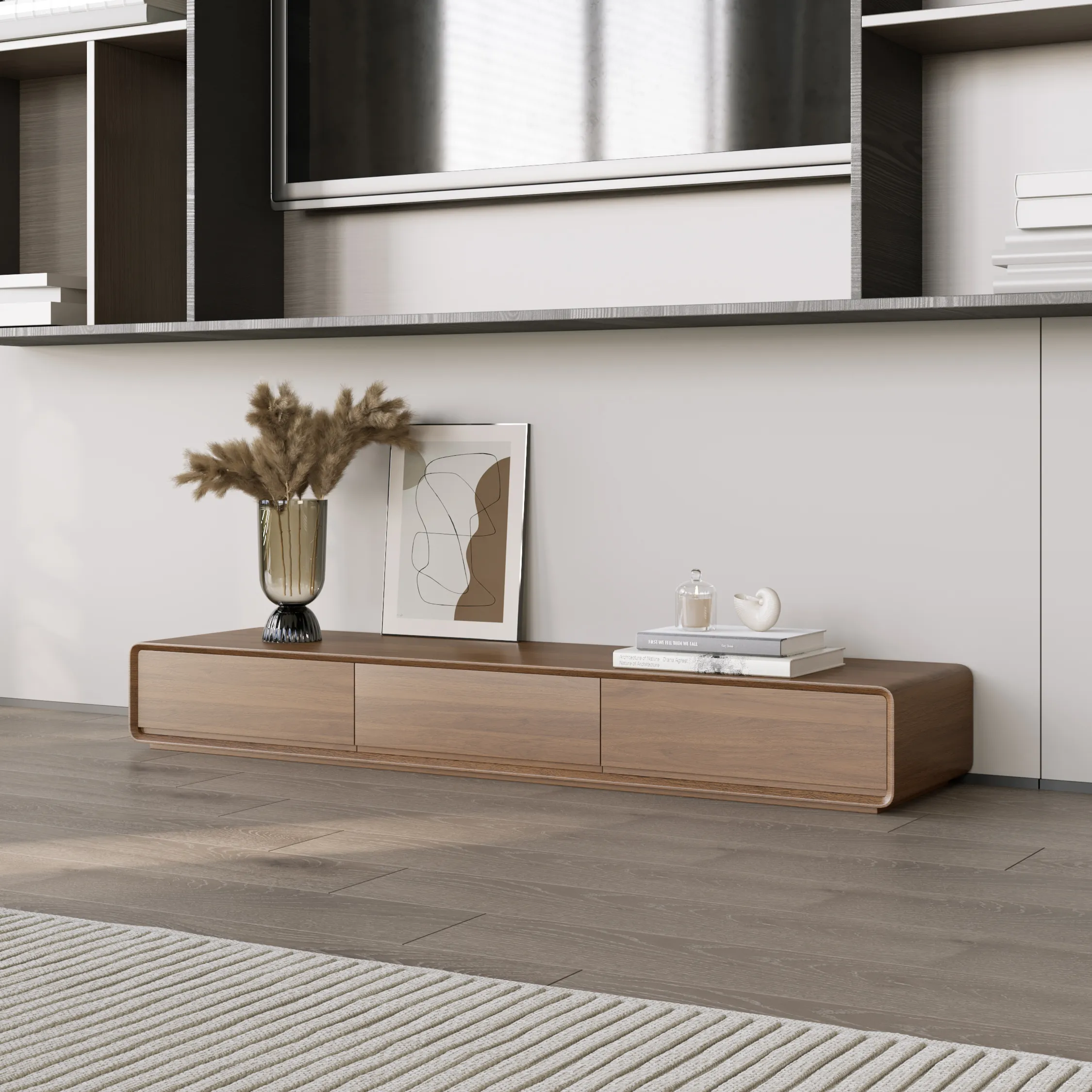 Modern Wood TV Stand Modern Wood TV Stand