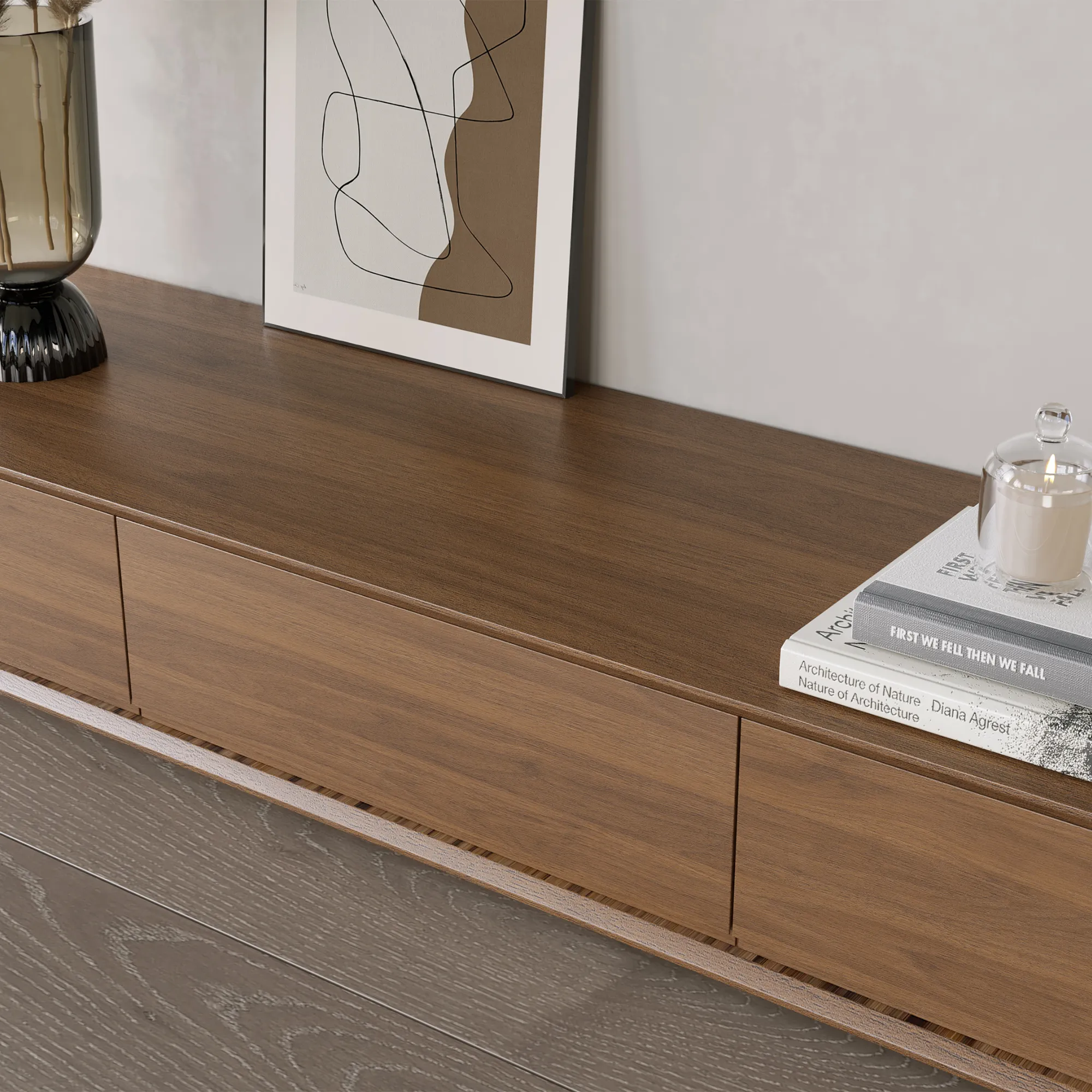 Modern Wood TV Stand Modern Wood TV Stand