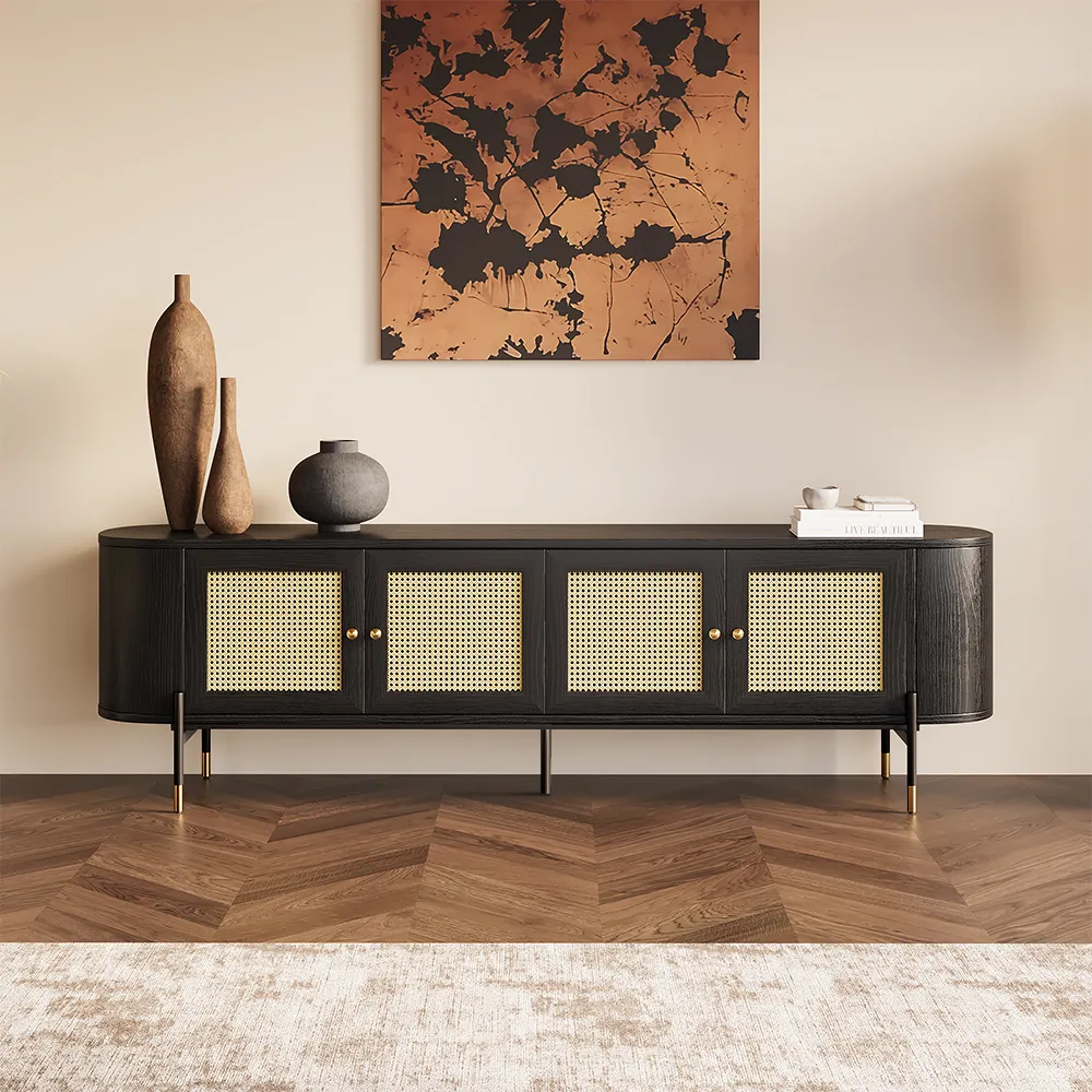 Modern Minimalist TV Stand with Legs