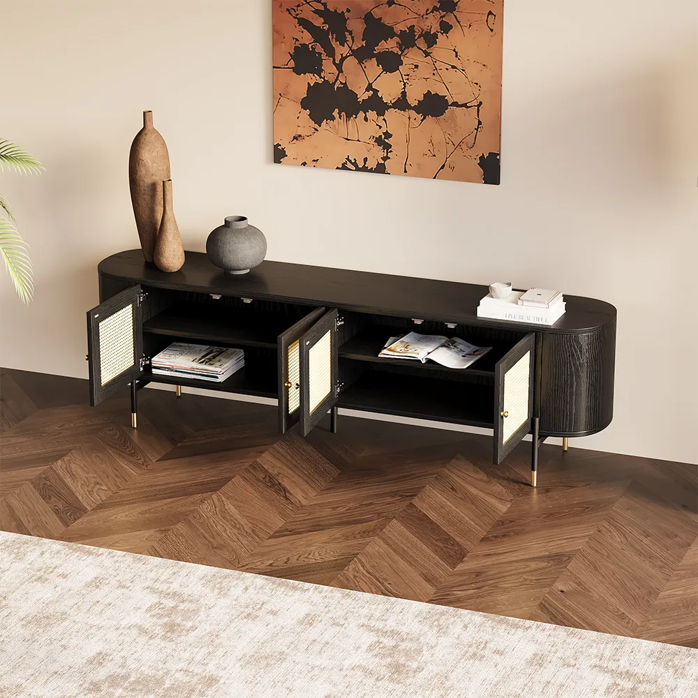Modern Minimalist TV Stand with Legs