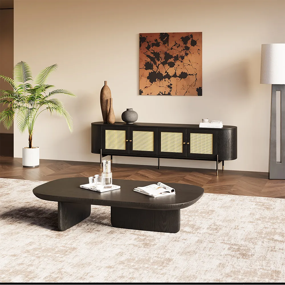 Modern Minimalist TV Stand with Legs