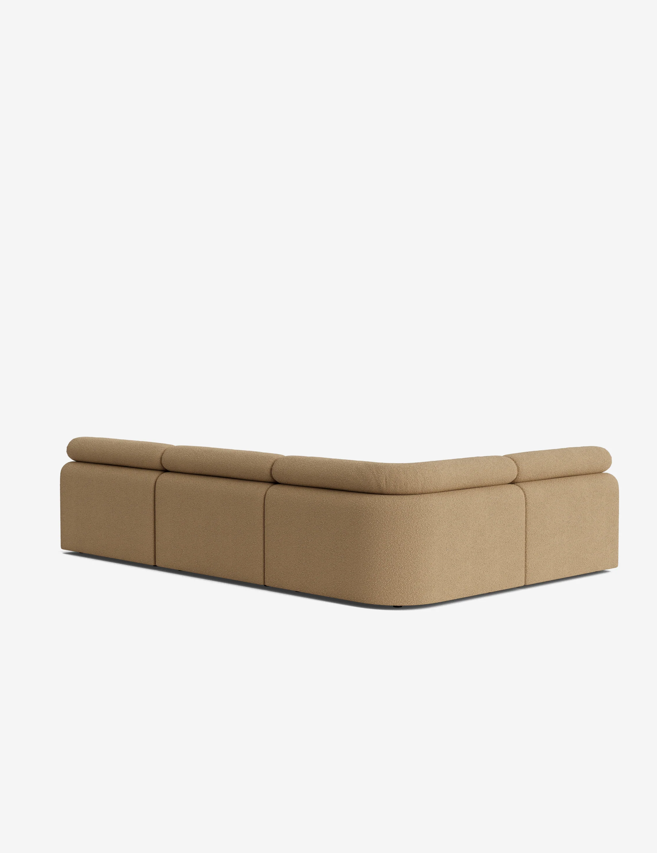 Boucle Velvet Corner Sofa Boucle Velvet Corner Sofa