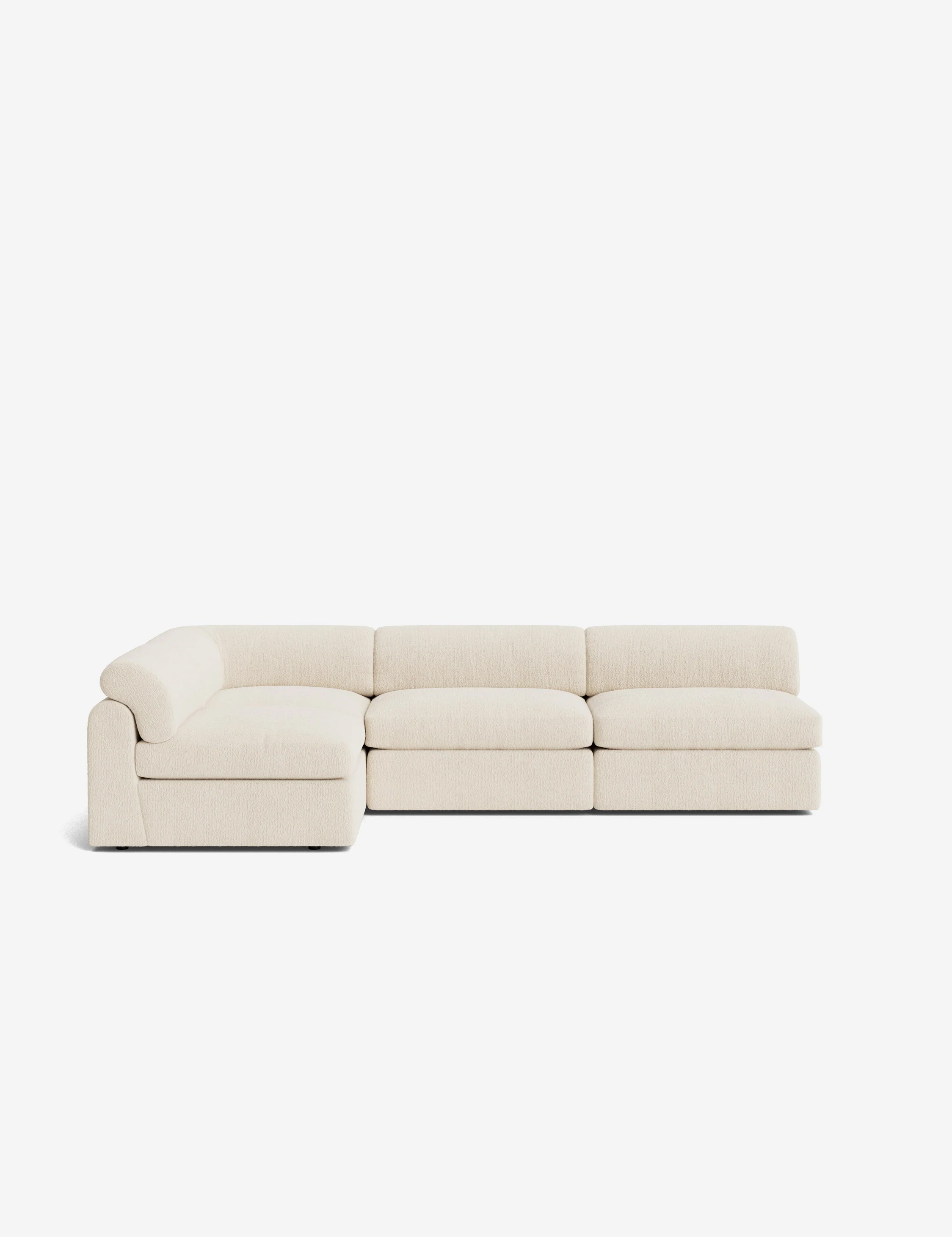 Boucle Velvet Corner Sofa Boucle Velvet Corner Sofa