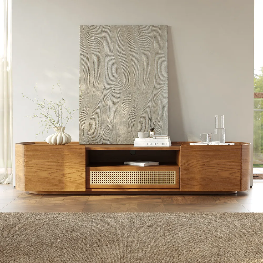 Mid-Century Modern Walnut TV Stand Mid-Century Modern Walnut TV Stand