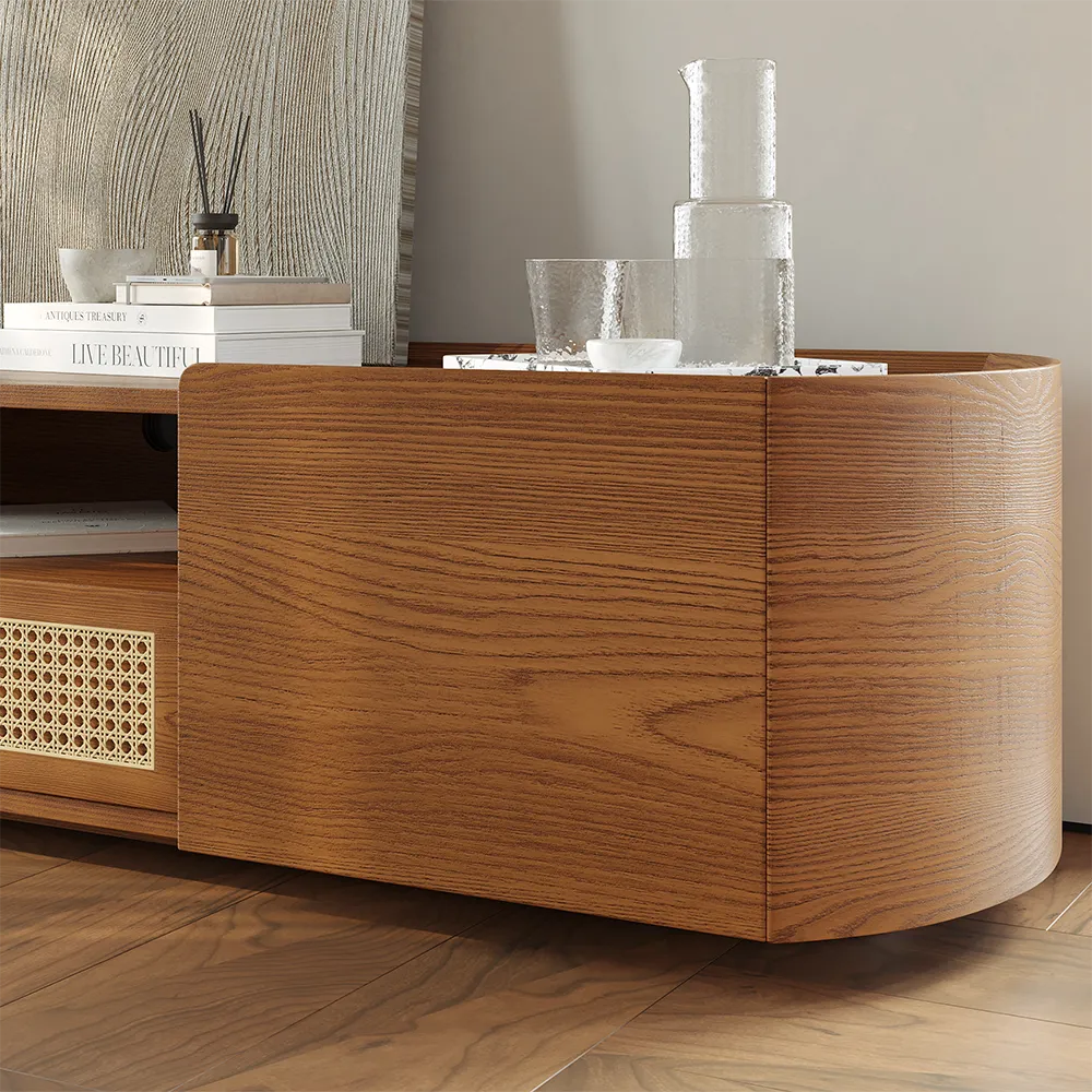 Mid-Century Modern Walnut TV Stand Mid-Century Modern Walnut TV Stand