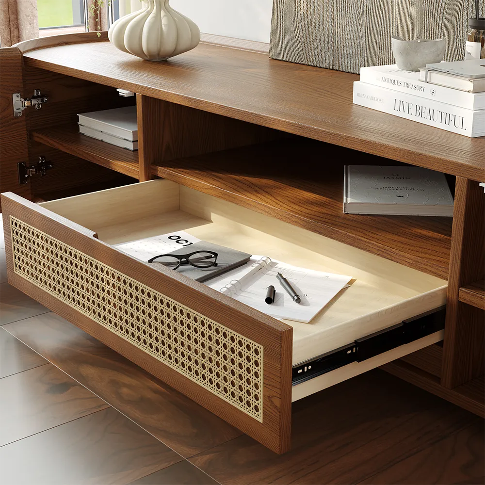 Mid-Century Modern Walnut TV Stand Mid-Century Modern Walnut TV Stand