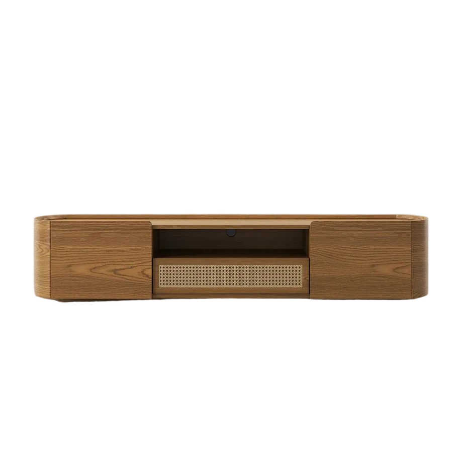 Mid-Century Modern Walnut TV Stand