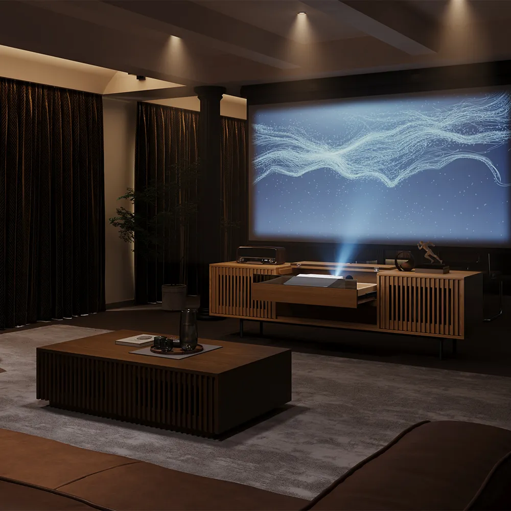 Mid-Century Modern TV Stand for Projector Mid-Century Modern TV Stand for Projector