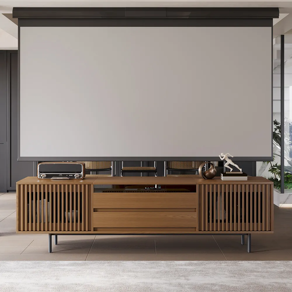 Mid-Century Modern TV Stand for Projector Mid-Century Modern TV Stand for Projector