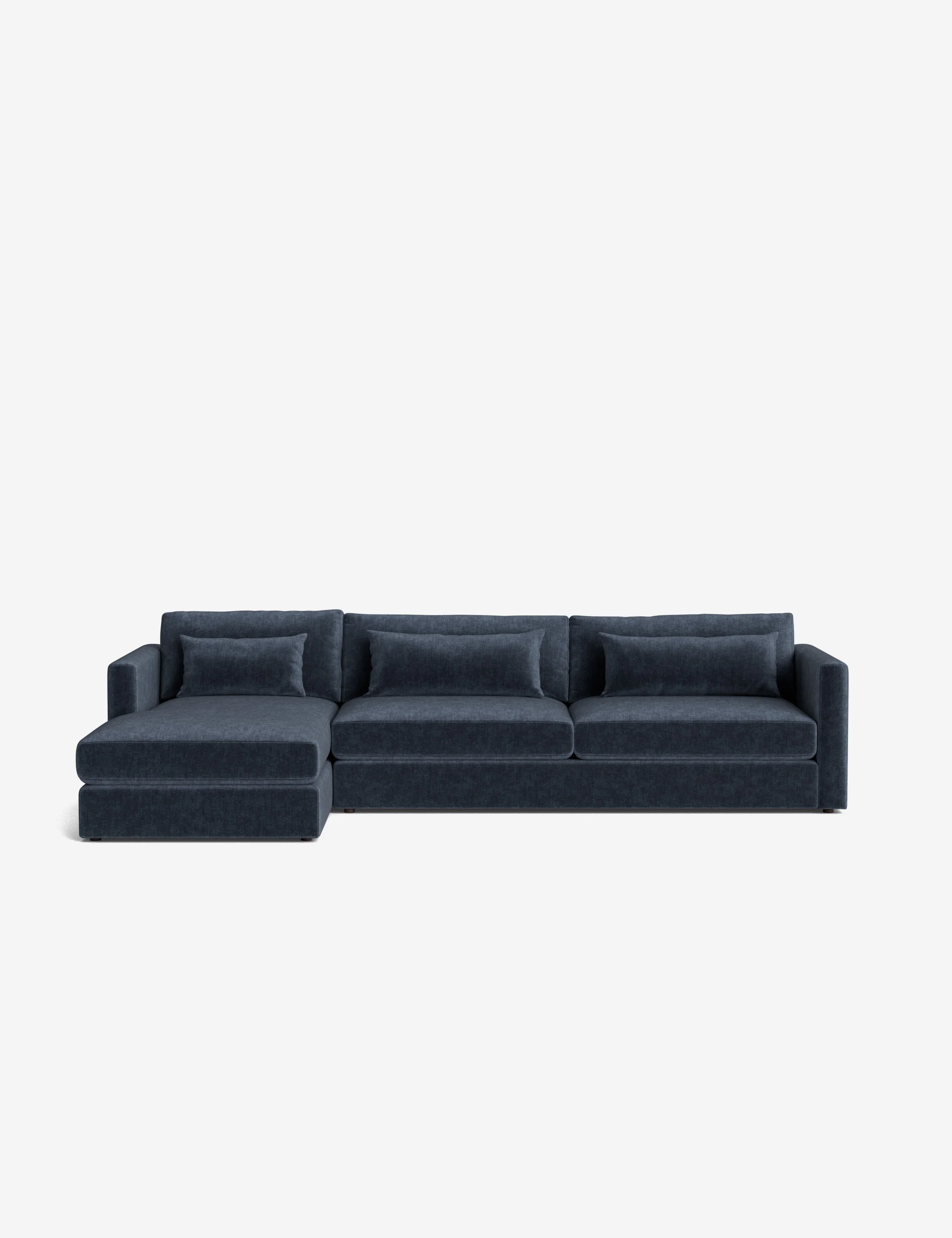 Purple Fabric Reclining Sectional Sofa