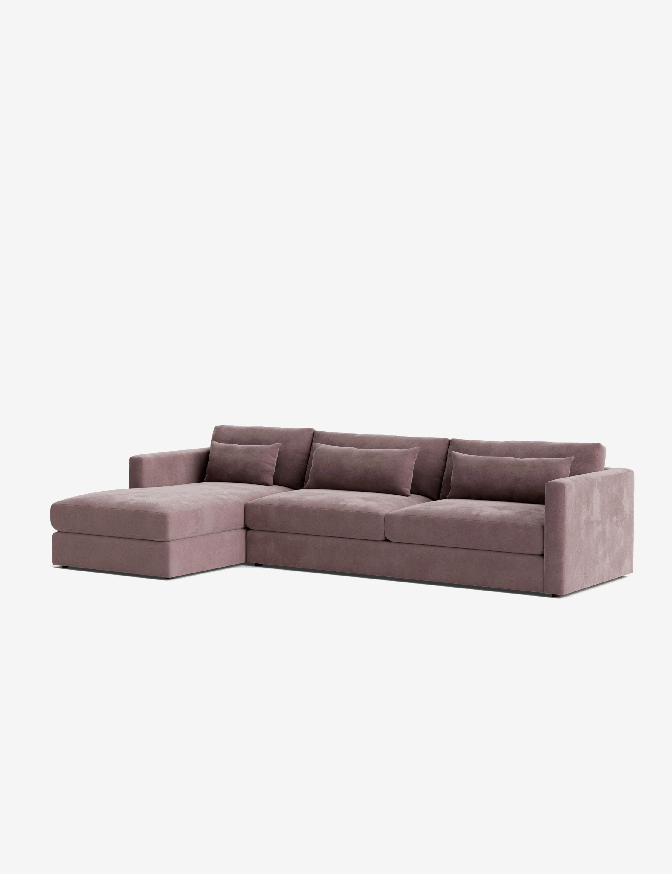 Purple Fabric Reclining Sectional Sofa