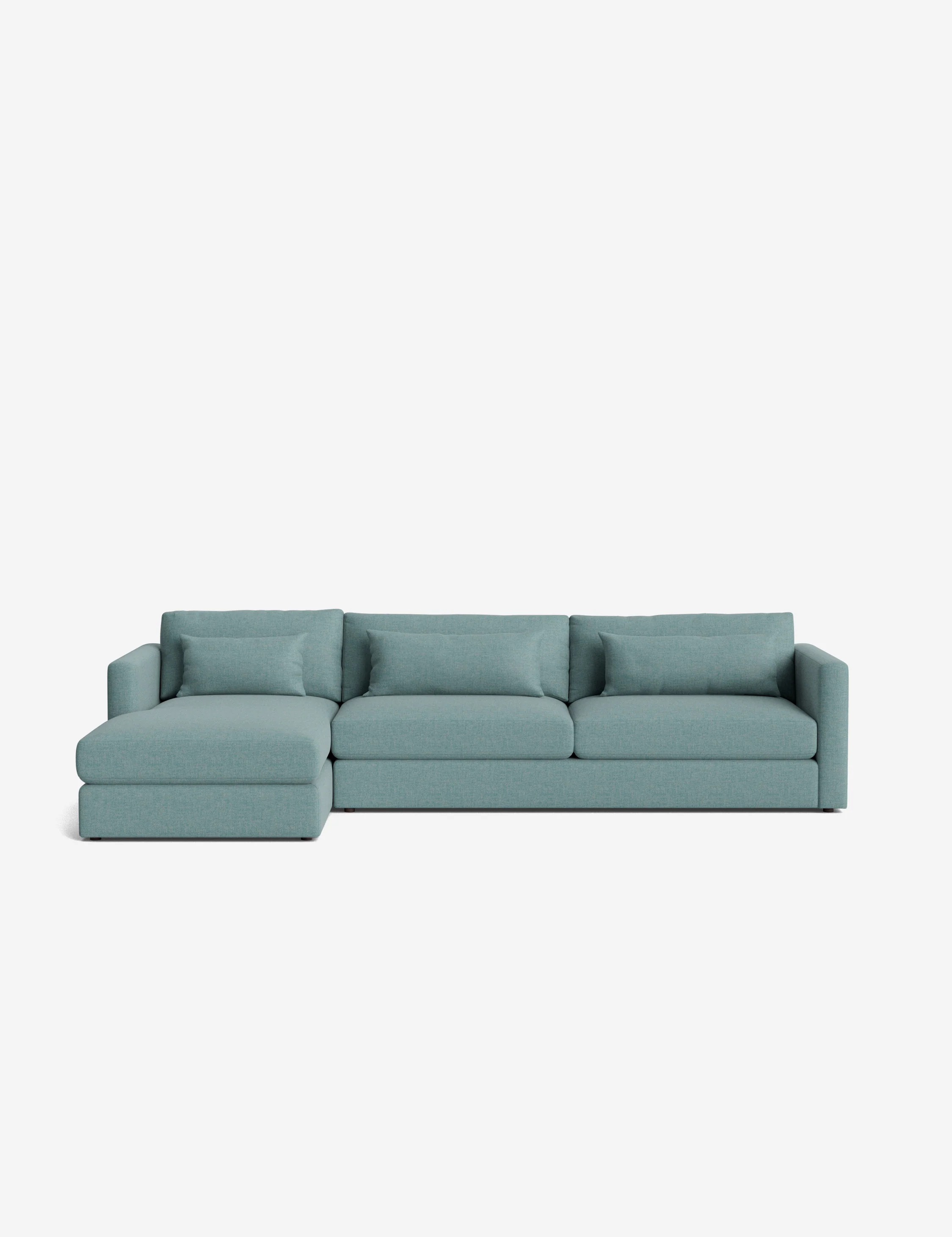 Purple Fabric Reclining Sectional Sofa