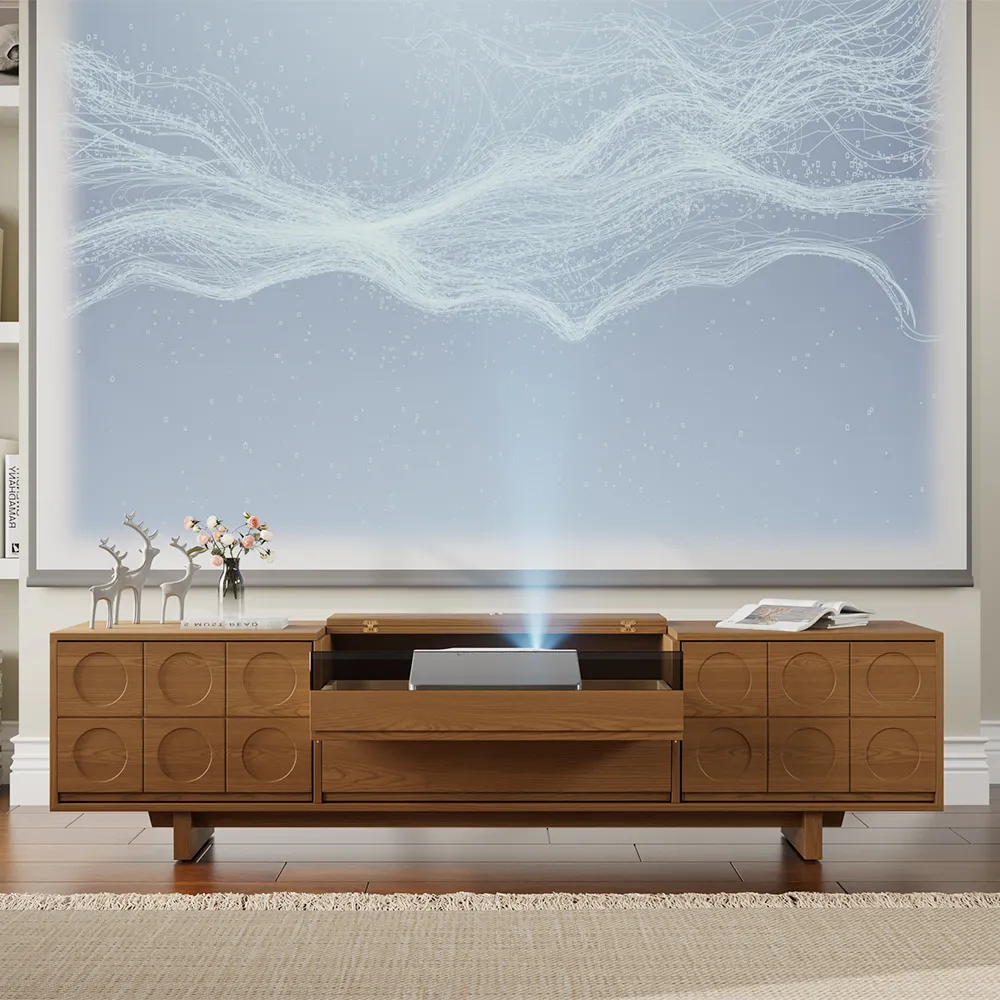 Mid-Century Modern TV Stand for Projector