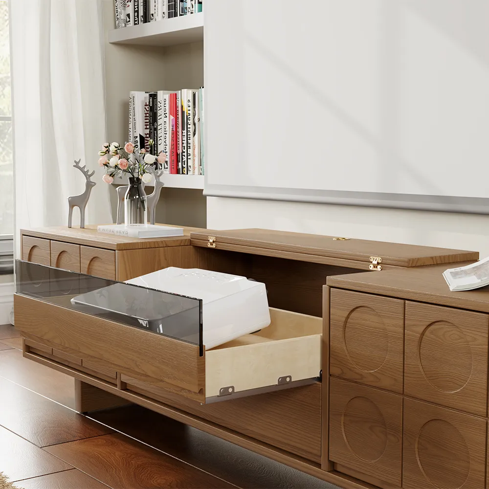 Mid-Century Modern TV Stand for Projector