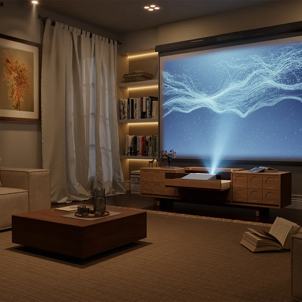 Mid-Century Modern TV Stand for Projector