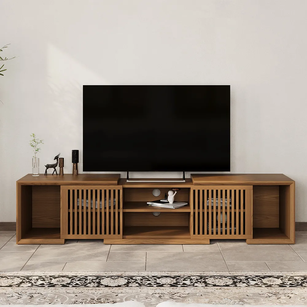 Mid-Century Modern Corner TV Stand