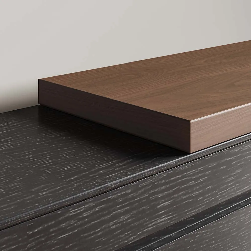 Modern Extendable Black TV Stand