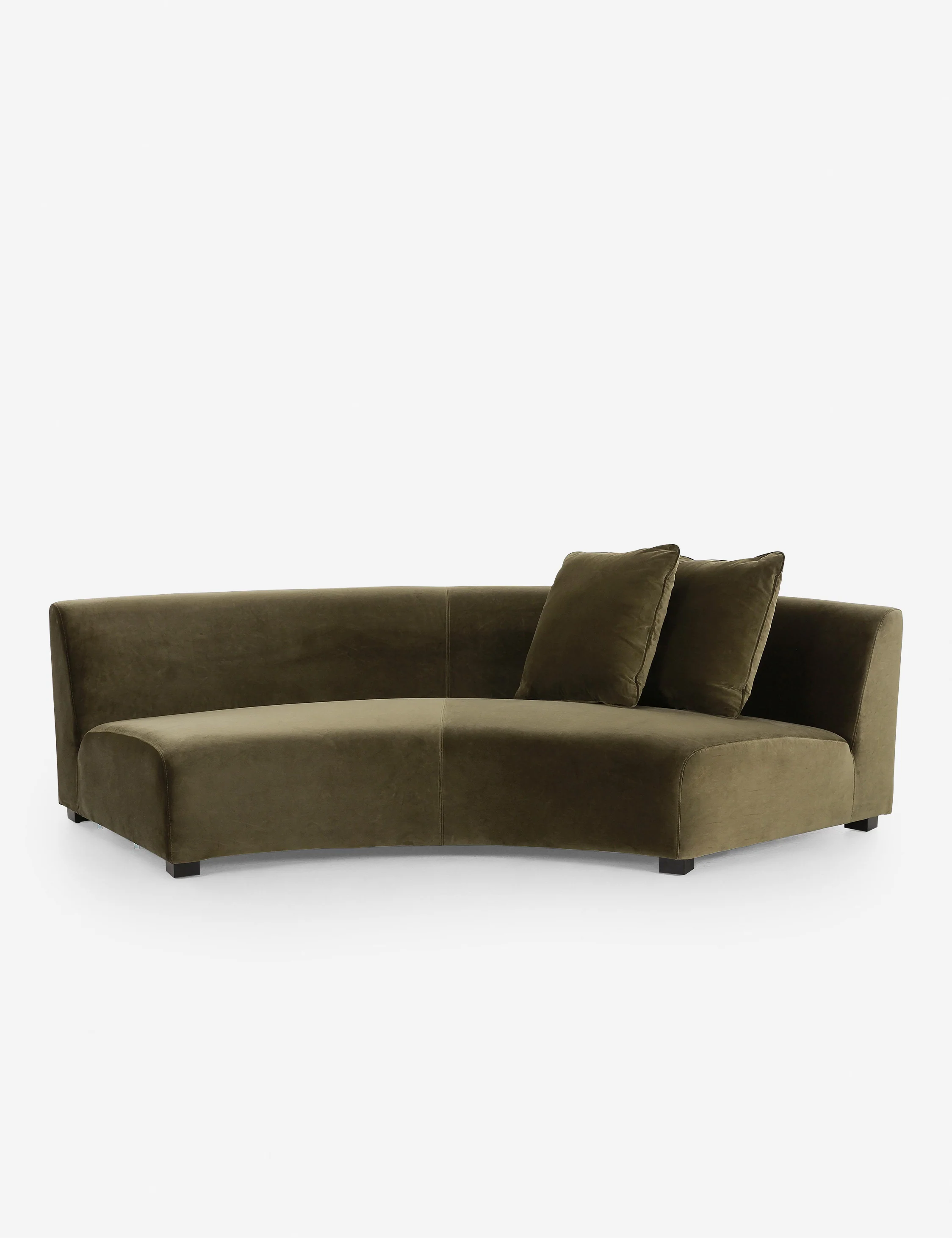 2-Piece Modern Curved Sectional Sofa 2-Piece Modern Curved Sectional Sofa