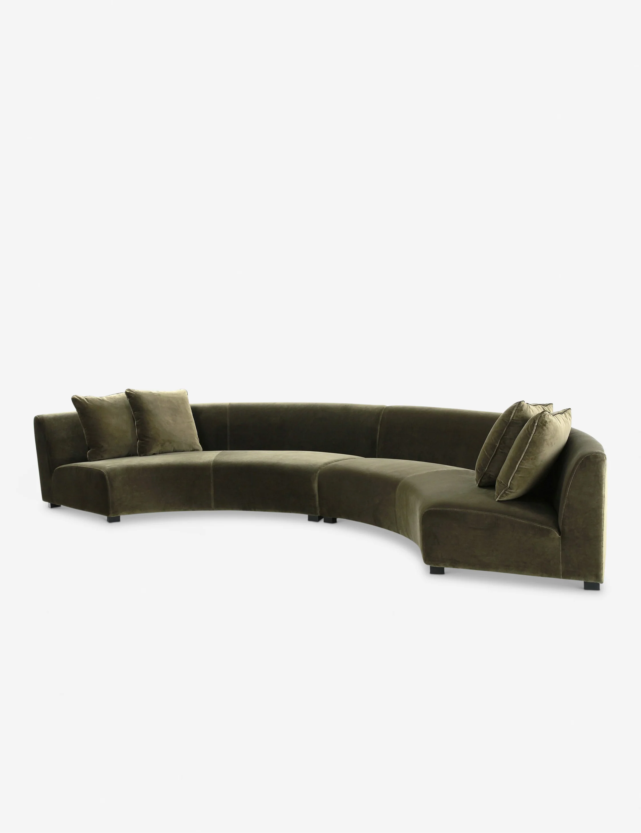 2-Piece Modern Curved Sectional Sofa 2-Piece Modern Curved Sectional Sofa