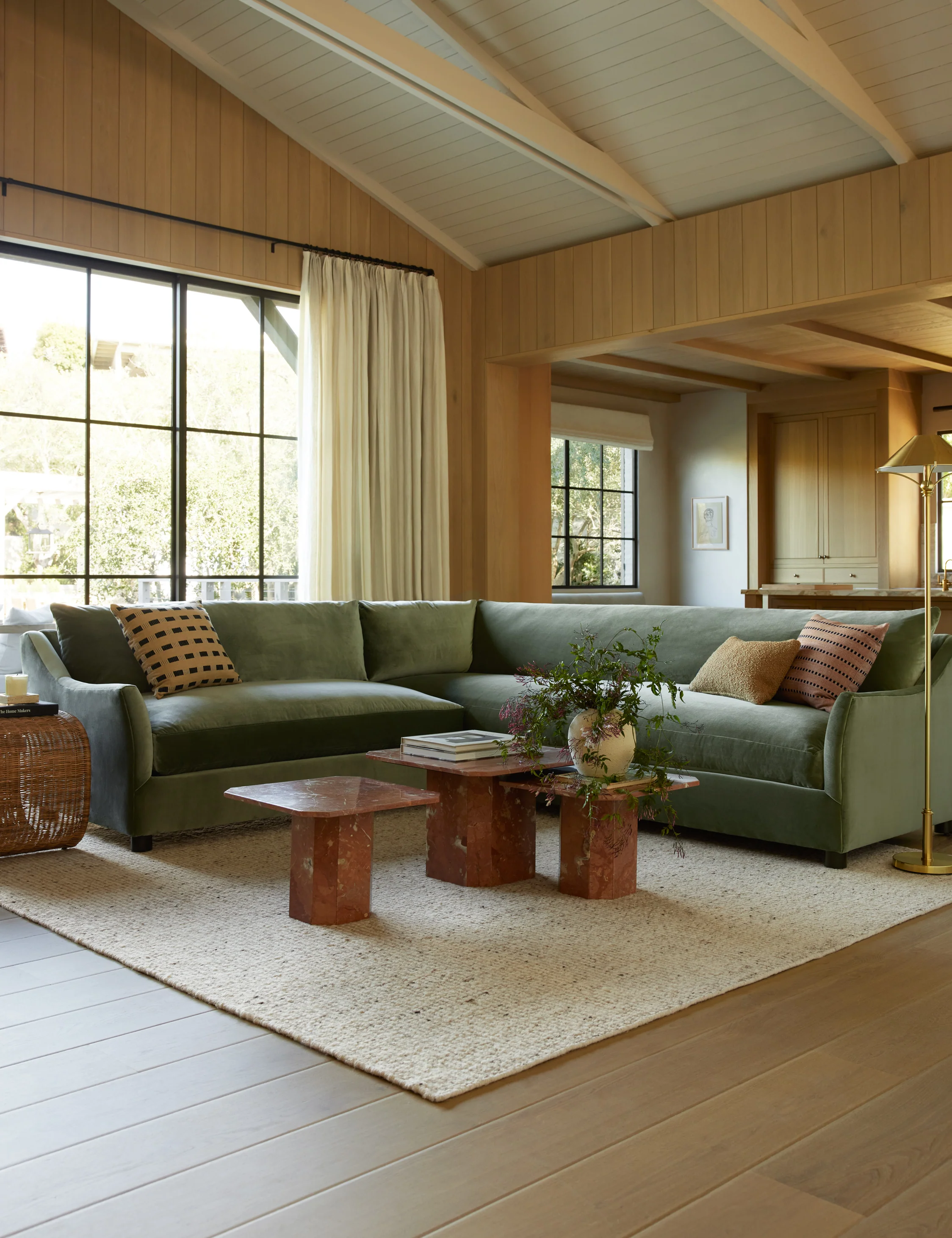 Cotton Corner Sectional Sofa Cotton Corner Sectional Sofa