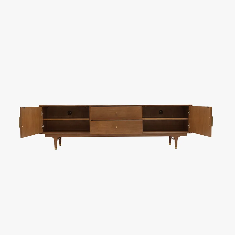 Mid-Century Modern Fluted TV Stand Mid-Century Modern Fluted TV Stand