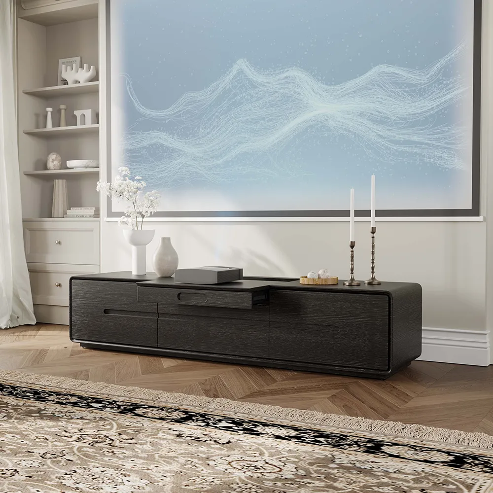 Modern Black TV Stand for Projector Modern Black TV Stand for Projector