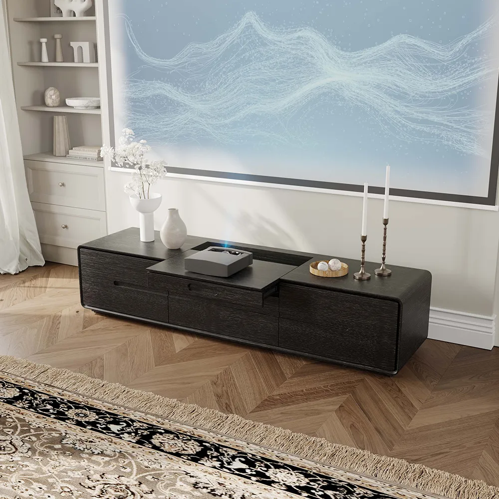 Modern Black TV Stand for Projector Modern Black TV Stand for Projector