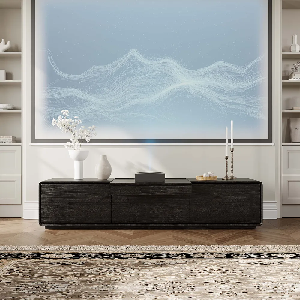 Modern Black TV Stand for Projector Modern Black TV Stand for Projector