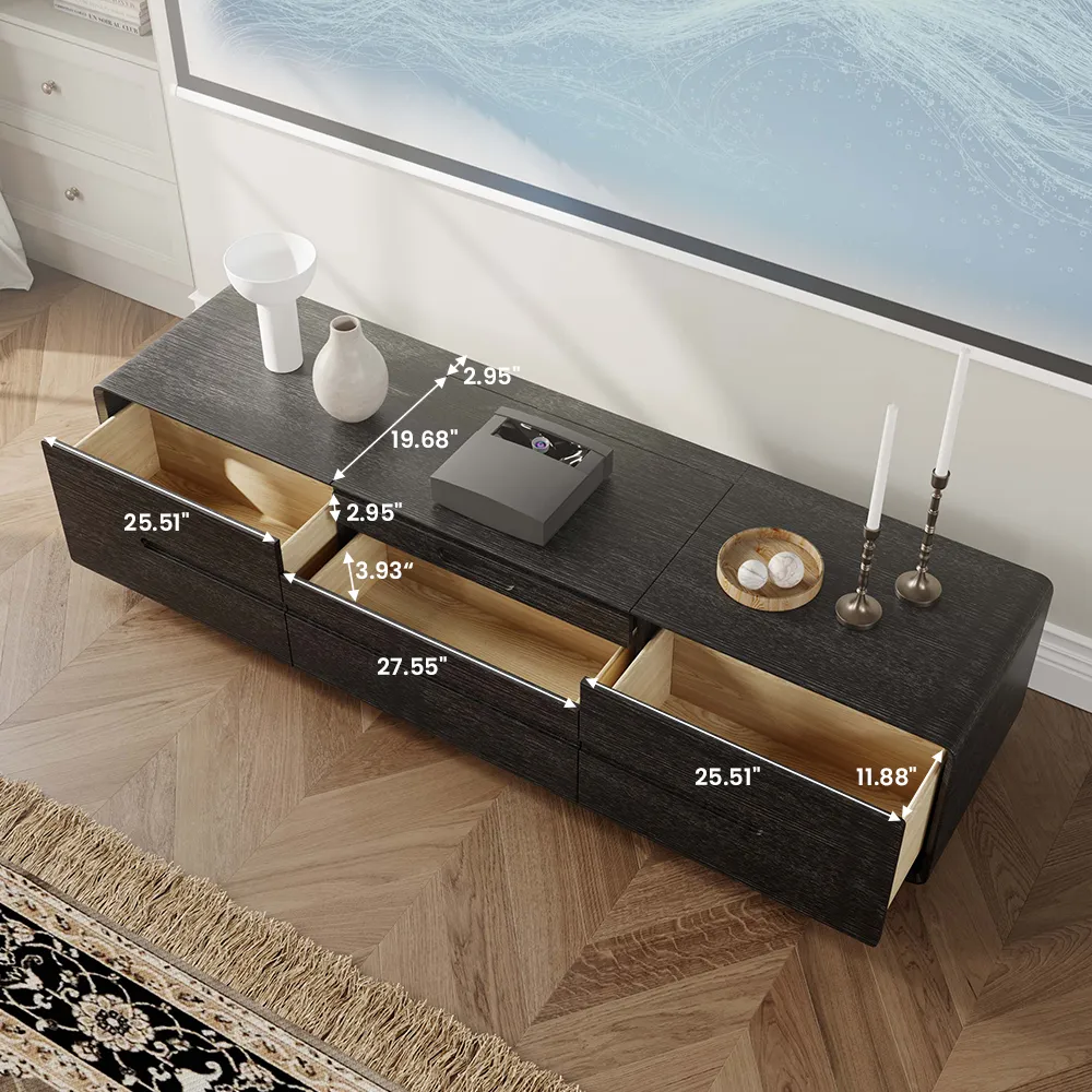 Modern Black TV Stand for Projector Modern Black TV Stand for Projector