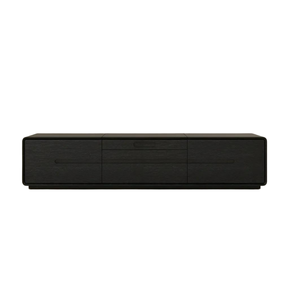 Modern Black TV Stand for Projector