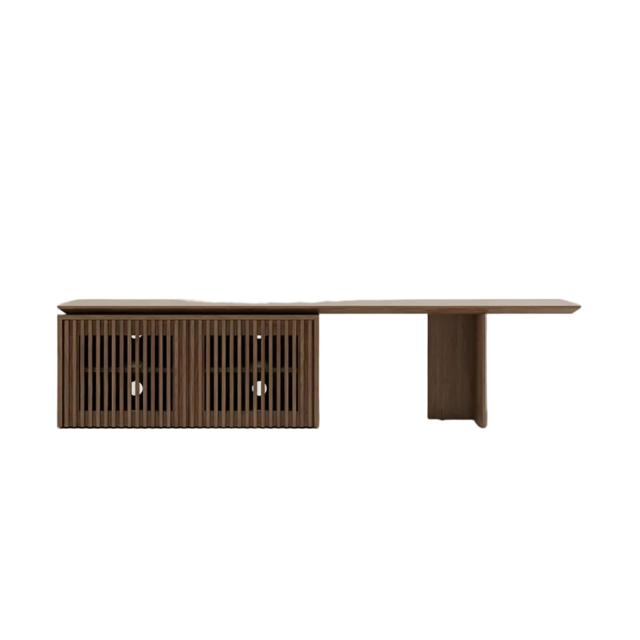 VISION-Modern Wood Extendable TV Stand