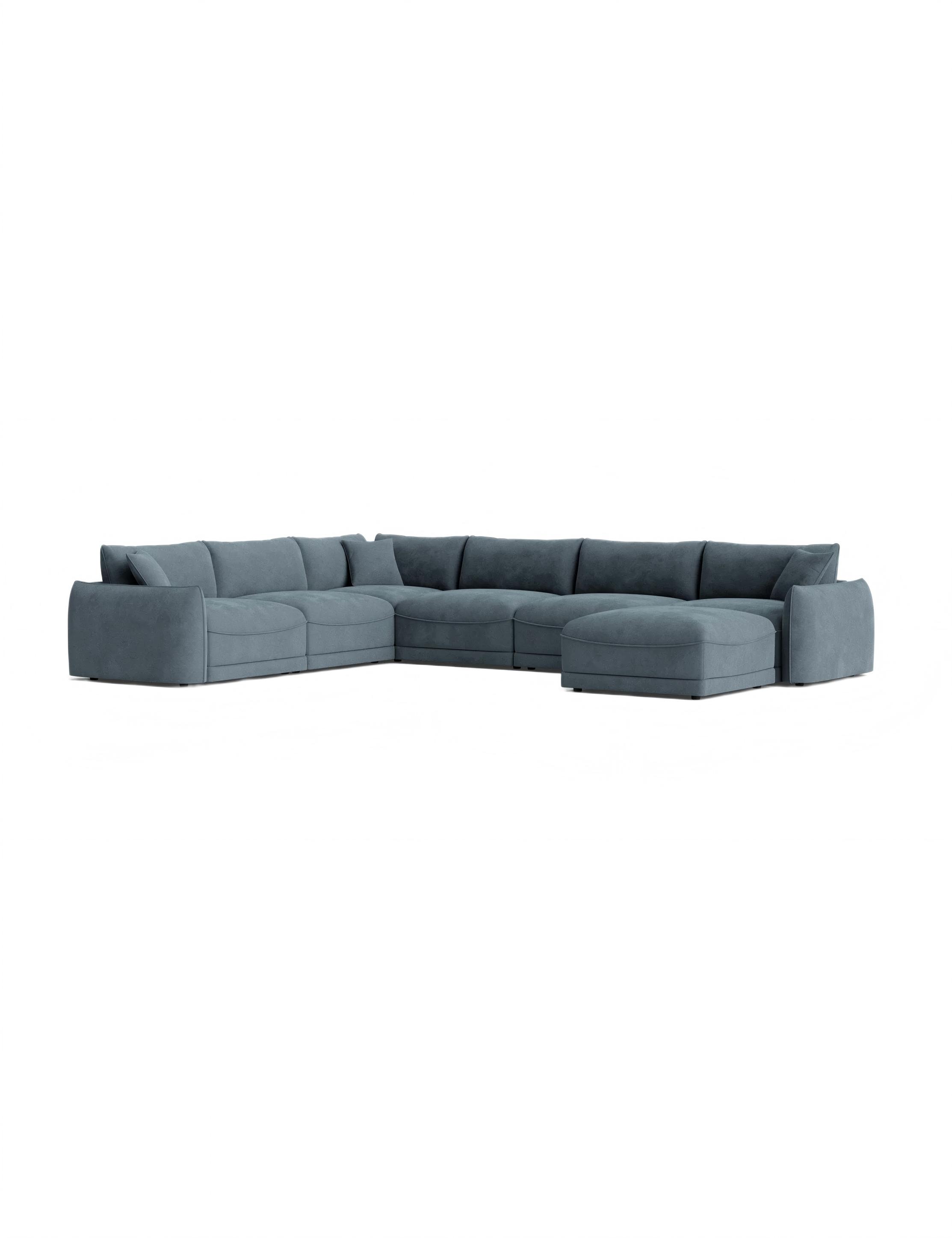Modular Corner Sectional Sofa With Ottoman Modular Corner Sectional Sofa With Ottoman
