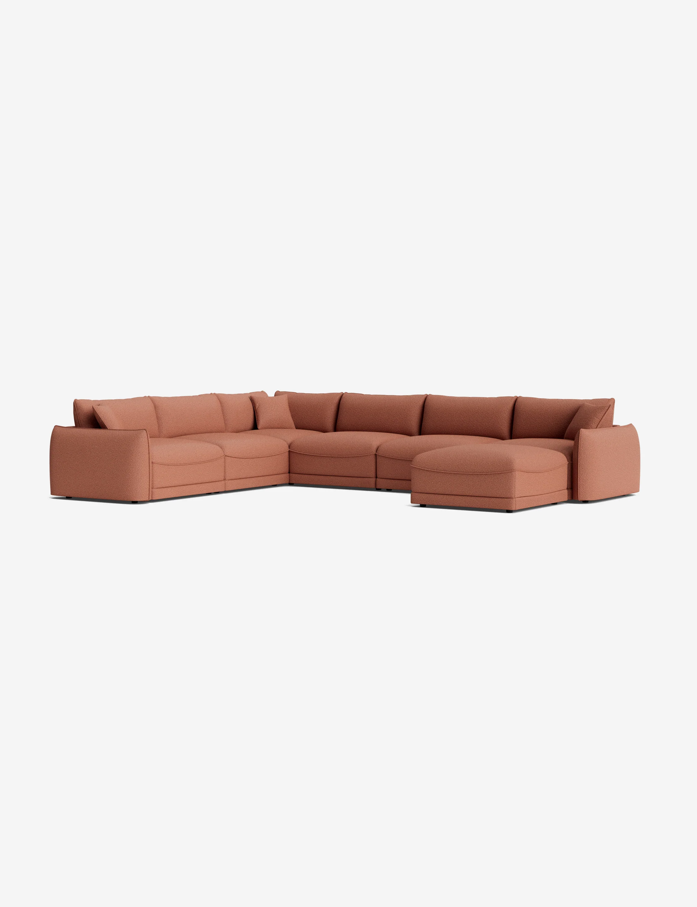 Modular Corner Sectional Sofa With Ottoman Modular Corner Sectional Sofa With Ottoman