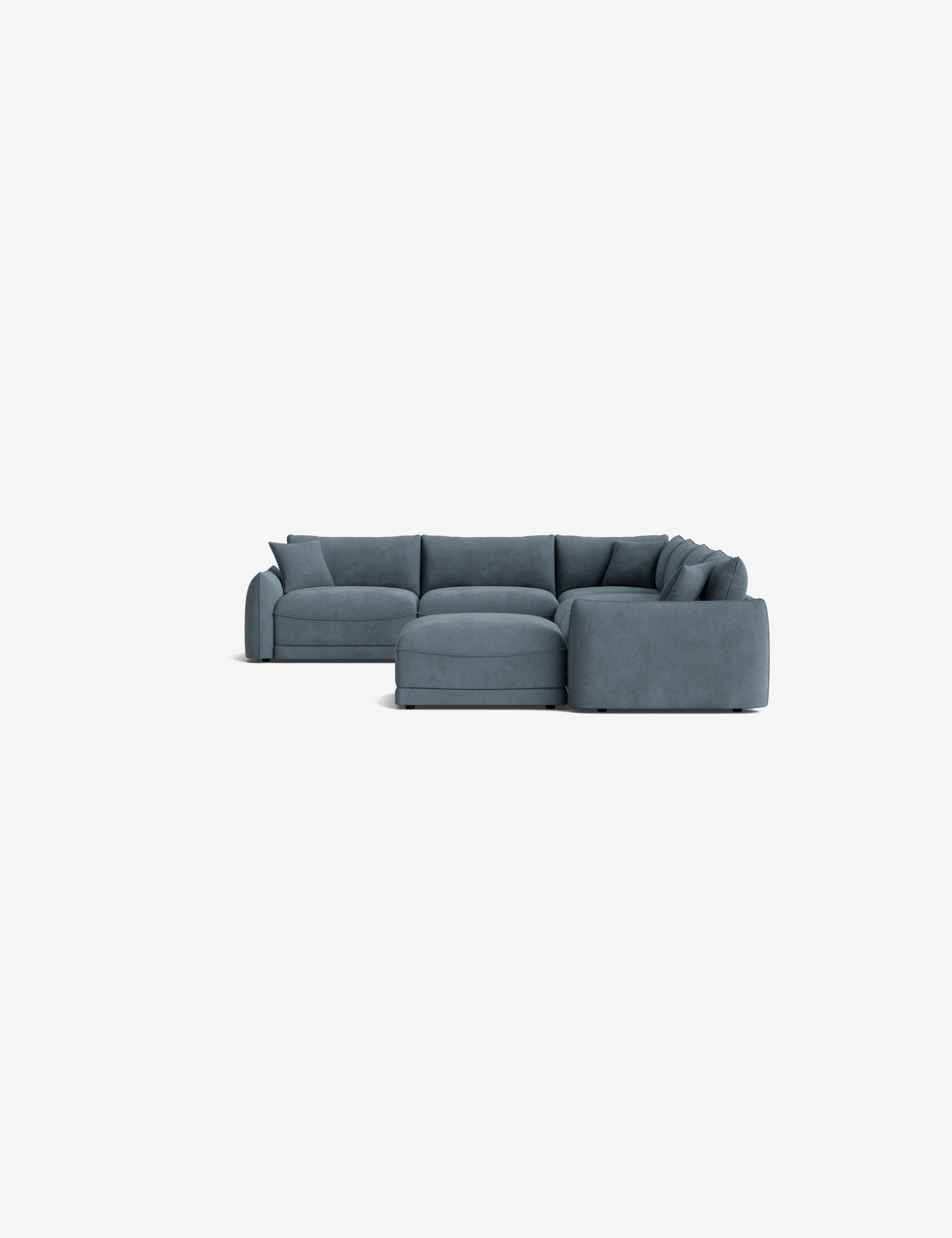 Modular Corner Sectional Sofa With Ottoman Modular Corner Sectional Sofa With Ottoman