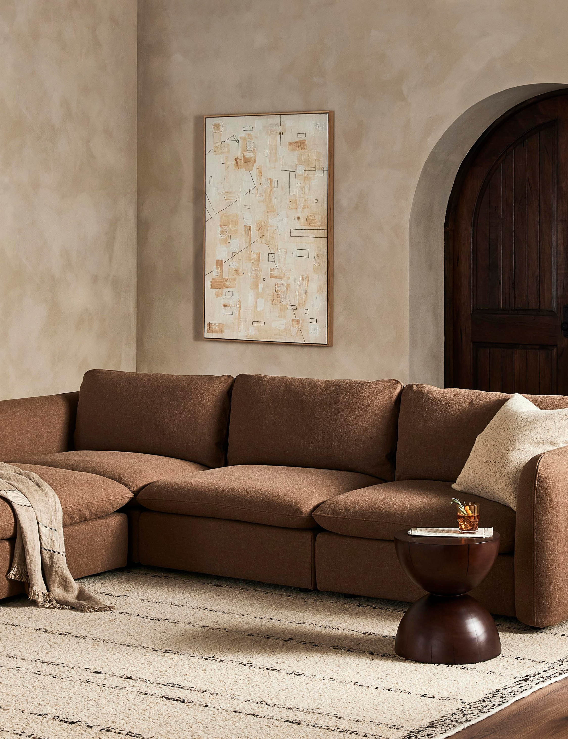 Sectional Sofa With Ottoman